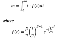 Mean life calculation